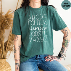 Comfort Colors® Teacher Shirt, ABC Elemeno Shirt, Kindergarten Teacher Shirt, Elemeno Shirt, Alphabet Shirt, Preschool Teacher Shirt
