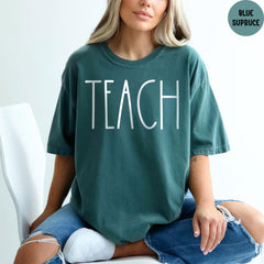 Comfort Colors® Teach Shirt, Teacher Shirt, Teacher Appreciation Gift, Back To School, School Shirt, Teacher Life Shirt