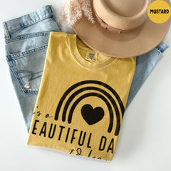 Comfort Colors® Shirt, It's a Beautiful Day to Learn, Teacher Shirt Gifts, Teacher Life Shirt, Back To School, Teacher Appreciation Gift