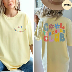 Cool Teachers Club Comfort Colors®, Teacher Appreciation Gift, Cool Teacher Club Shirt, Teacher’s Day Gift, Retro Teacher Shirt