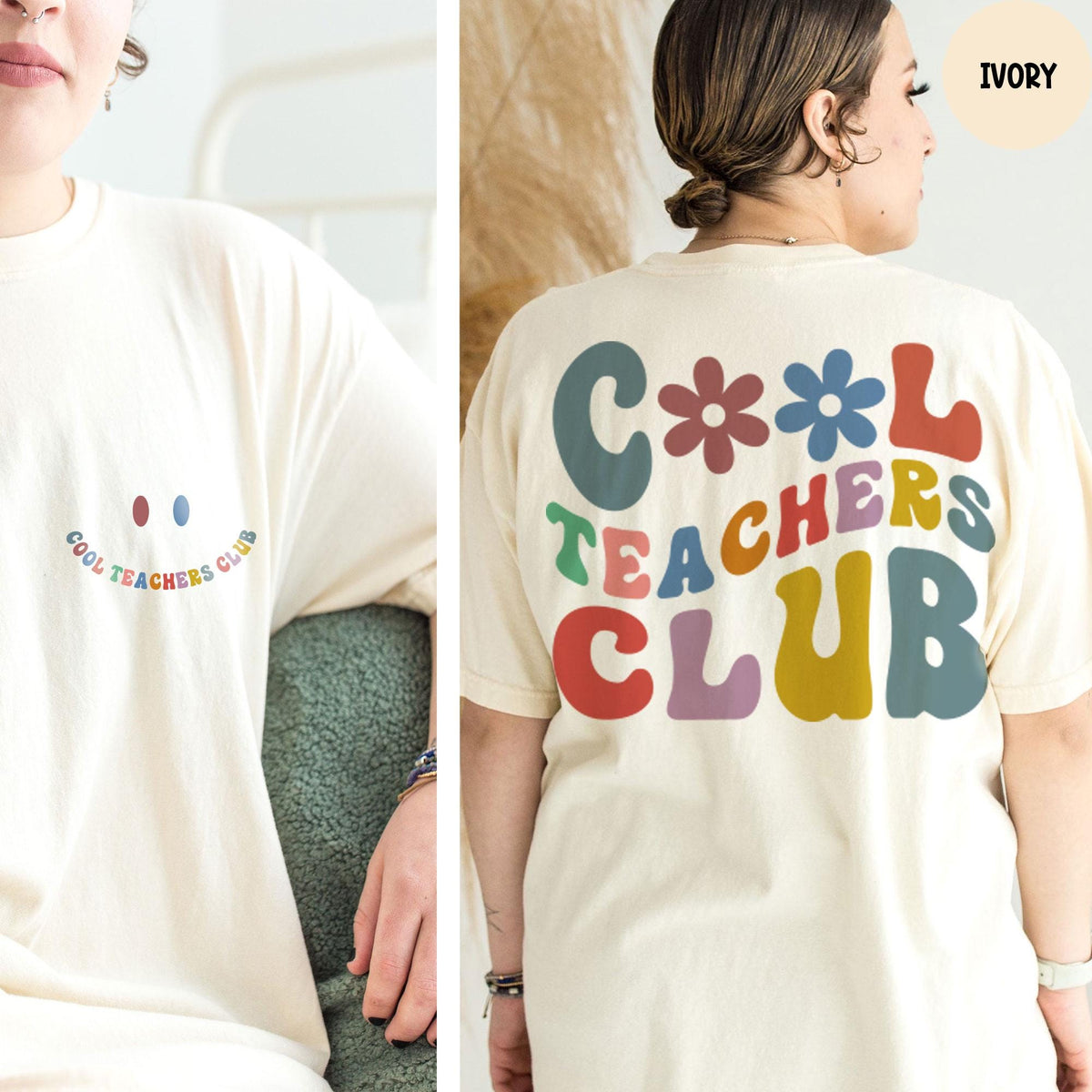 Cool Teachers Club Comfort Colors®, Teacher Appreciation Gift, Cool Teacher Club Shirt, Teacher’s Day Gift, Retro Teacher Shirt