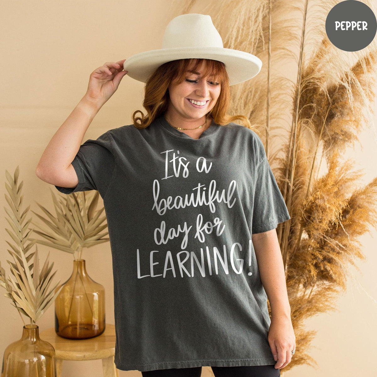 Comfort Colors® Teacher Shirt, It's A Beautiful Day To Learning Shirt, Kindergarten Teacher Shirt, Teacher Appreciation Shirt