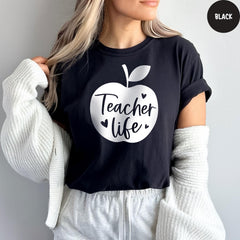 Comfort Colors® Teacher Life Shirt, Teacher Description Shirt, Inspirational Teacher Shirt, Teacher Appreciation Shirt, Teacher Apple Shirt