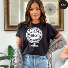 Comfort Colors® World's Best Teacher Shirt, Teacher Appreciation Gift, Funny Teacher Tee, School Shirt, Best Teacher Shirt, Teaching Gifts