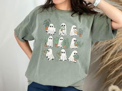 Comfort Colors® Ghost Plant Shirts - Halloween Plant Shirt - Plant Lover Gift - Plant Lady Shirt - Crazy Plant Lady T-Shirt - Plant Mom Gift