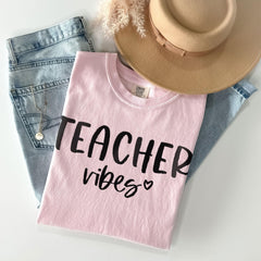 Comfort Colors® Shirt, Back to School Shirt, Teacher Vibes Shirt, Gift for Teacher, Comfort Colors® Teacher tshirt