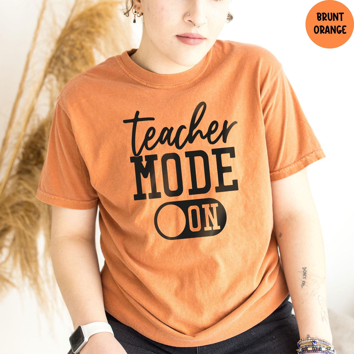 Comfort Colors® Teacher Mode On Shirt, Teacher Shirts, Teacher Gift, Funny Teacher Shirt, Teacher Mode On, Teacher Appreciation Gift