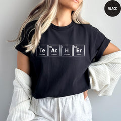 Comfort Colors® Teacher Periodic Table Shirt, Teacher Elements Shirt, Element Symbols T-Shirt, Science Shirt, Chemistry Teacher Shirt