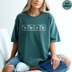 Comfort Colors® Teacher Periodic Table Shirt, Teacher Elements Shirt, Element Symbols T-Shirt, Science Shirt, Chemistry Teacher Shirt