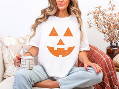 Retro Halloween Faces Shirt - Halloween Mummy T-Shirt - Pumpkin Face Tee - Halloween Crew Shirt - Halloween Party Shirt - Trick or Treat Tee