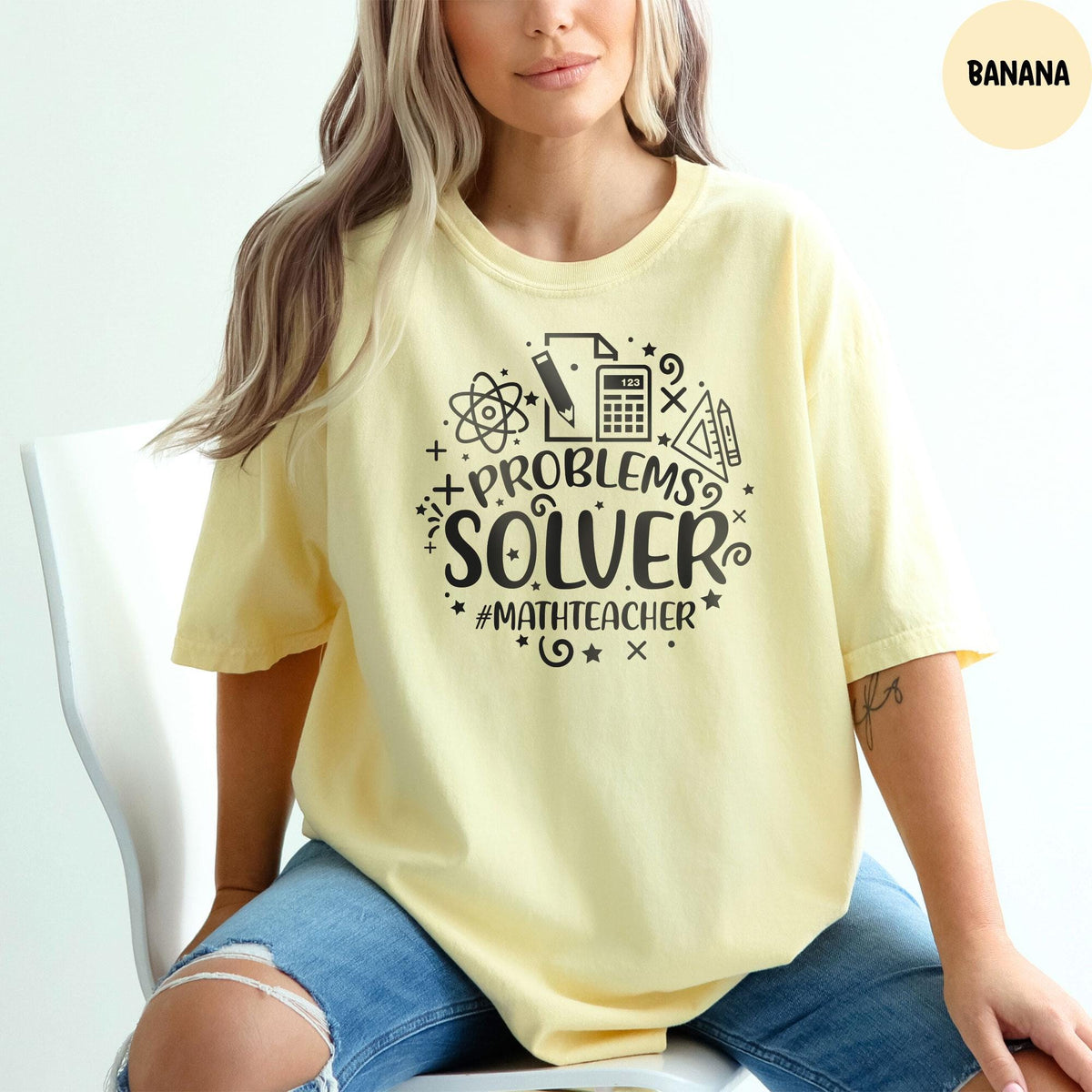 Teacher Shirt, Math teacher shirt, Back to School gift shirt, Comfort Colors®, Funny Math Shirt, Teacher Appreciation, Cute Teacher Tee