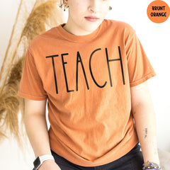 Comfort Colors® Teach Shirt, Teacher Shirt, Teacher Appreciation Gift, Back To School, School Shirt, Teacher Life Shirt