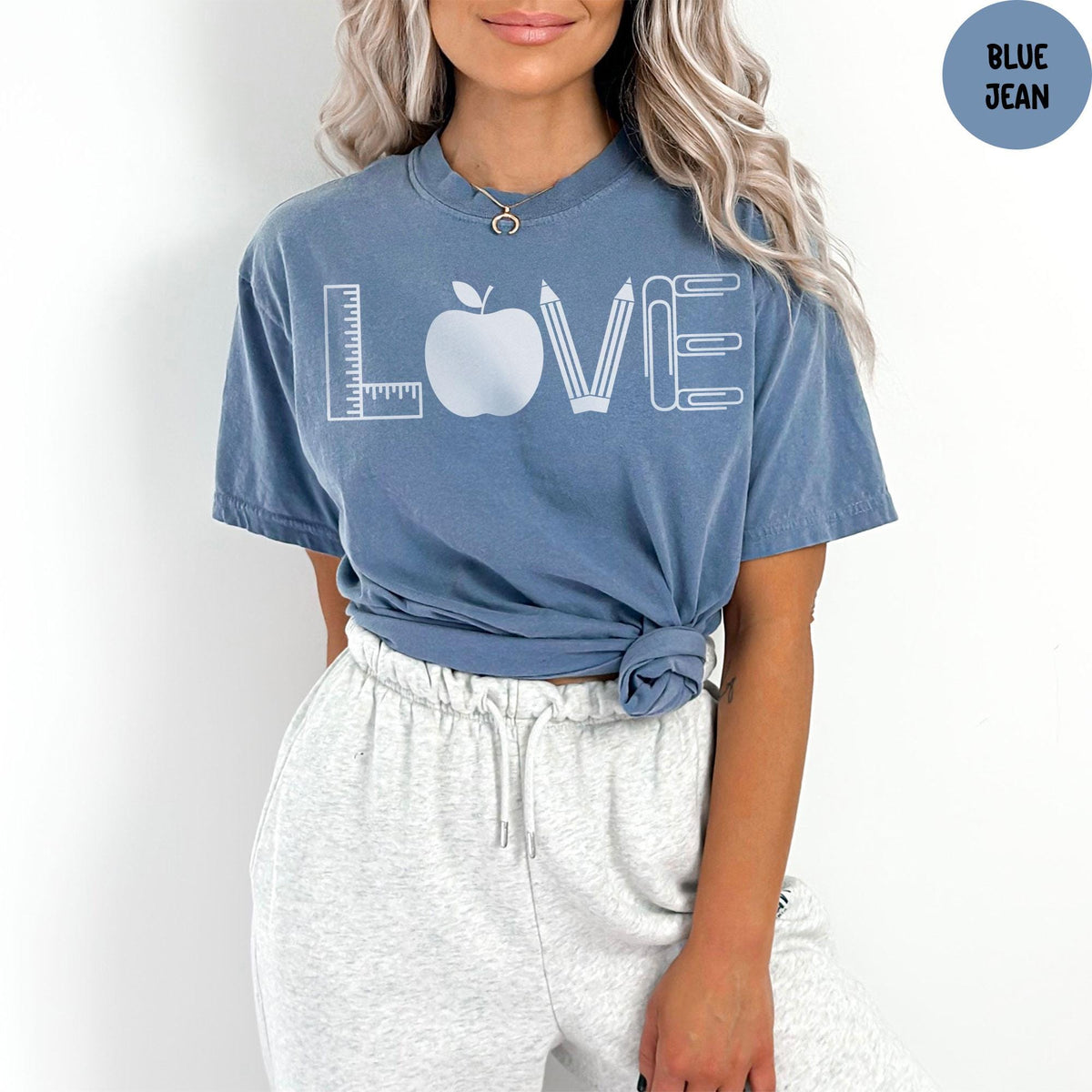 Comfort Colors® Teacher Love Shirt, Inspirational Teacher Shirt, Teacher Appreciation Shirt, Cute Teacher Shirt, Teacher Life Shirt