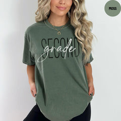 Comfort Colors® Second Grade Shirt, 2nd Grade Shirt, 2nd Grade Teacher Shirt, Back to School, Elementary Teacher Shirt