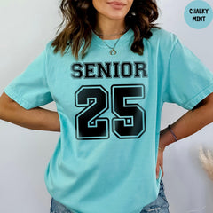 Comfort Colors® Senior 2025 Shirt, Class of 2025, Graduation Shirt, Graduation Gift, 2025 Graduate T-Shirt, High School Tee