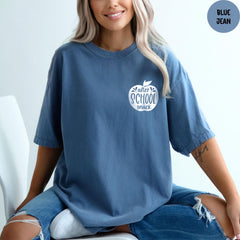 Comfort Colors® Afterschool Shirt, Teacher Shirt, School Snack Shirt, After School Snack Pocket Shirt, Back To School