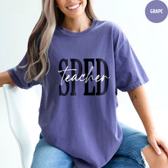 Comfort Colors® SPED Shirt, Teacher Shirts, Special Education Teacher Shirts, Teacher Appreciation Shirt, SPED Teacher Shirts