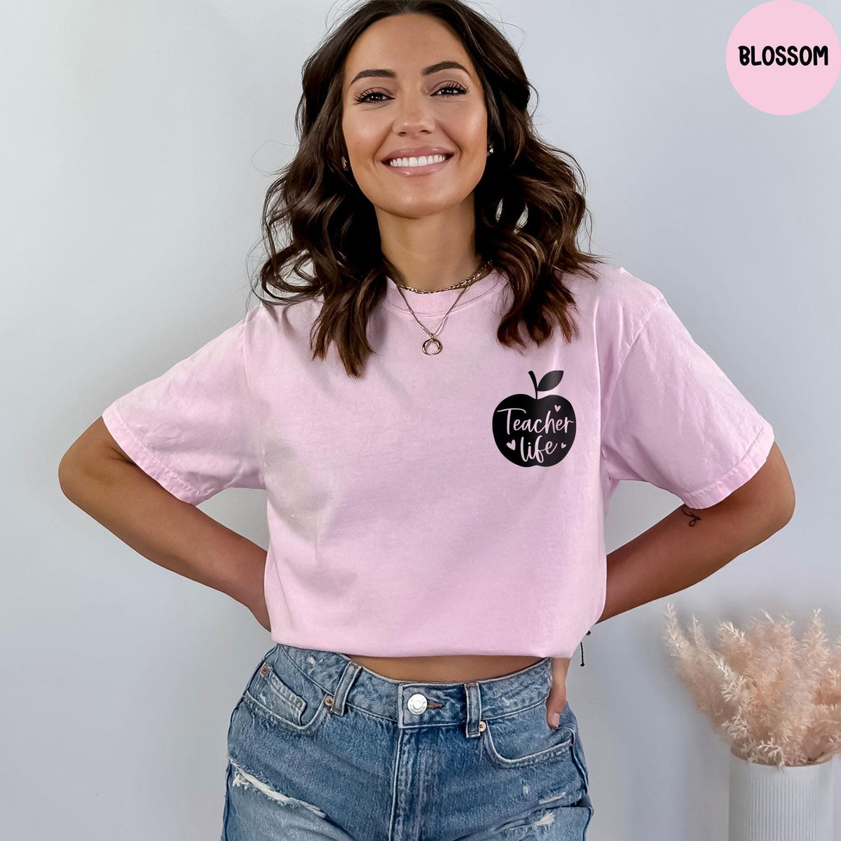 Comfort Colors® Teacher Life Shirt, Apple Teacher Tee, Back To School Gift, Teacher Appreciation Shirt, Teachers Gift Shirt