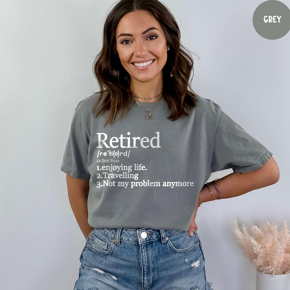 Comfort Colors® Retirement T-shirt, Enjoying Life, Travelling, Not My Problem Anymore Shirt, Retirement Teacher, Summer Outfit