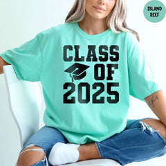Comfort Colors® Class Of 2025 Shirt, Senior 2025 T-Shirt, 2025 Graduate, High School Senior, 2025 Graduate T-Shirt, Graduation Gift