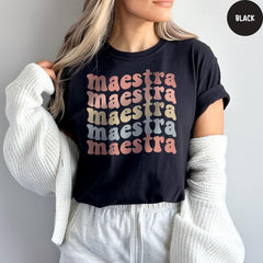 Comfort Colors® Maestra Teacher, Spanish Teacher Shirt, Gift For Spanish Teacher, Bilingual Teacher Shirt, Back to School Teacher Shirt