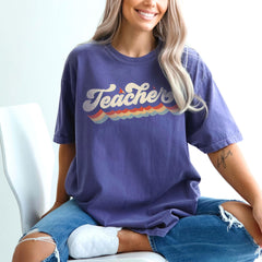 Comfort Colors® Teacher Shirts, Back to School Shirt, Gift for Teacher, Colorful Teacher Tee, Elementary School T-shirt