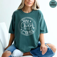 Comfort Colors® Some Call It Chaos We Call It 2nd Grade Shirt, 2nd Grade Teacher T-Shirt, Back To School Shirt, Second Grade Class Shirt