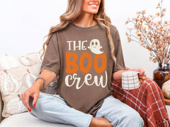 Boo Crew Halloween Comfort Colors® Shirt - Halloween Crew Shirts - Custom Halloween Shirts - Halloween Family Shirts - Party T-Shirts