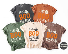 Boo Crew Halloween Comfort Colors® Shirt - Halloween Crew Shirts - Custom Halloween Shirts - Halloween Family Shirts - Party T-Shirts
