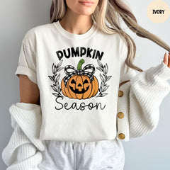 Comfort Colors® Pumpkin Season Shirt, Fall Season T-Shirt, Fall Shirt, Thanksgiving Shirt, Fall Pumpkin Shirt, Autumn Shirt