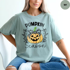 Comfort Colors® Pumpkin Season Shirt, Fall Season T-Shirt, Fall Shirt, Thanksgiving Shirt, Fall Pumpkin Shirt, Autumn Shirt