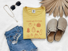 Comfort Colors® Take Me to The Pumpkin Patch Shirt - Pumpkin Patch Tee - Pumpkin Season Shirt - Autumn Shirt - Fall Shirt - Pumpkins T-Shirt