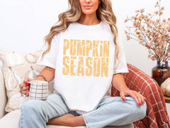 Comfort Colors® Fall Shirts - Pumpkin Season T-Shirt - Autumn Vibes Shirt - Fall Shirts - Sweater Weather - Fall Crew Shirts