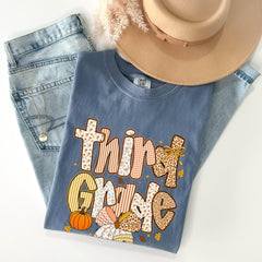 Comfort Colors® Fall Teacher Shirts - Pre-k - 5th Grade Teaching T-Shirt - Coquette Autumn Teacher Shirt