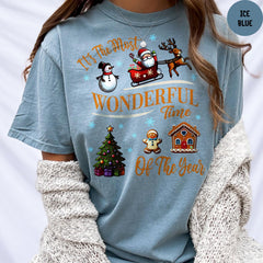 Comfort Colors® Christmas Time Shirt, It's The Most Wonderful Time Of Year, Christmas Shirt, Cute Christmas Gift