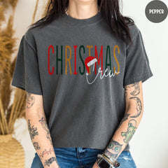 Comfort Colors® Christmas Crew Shirt, Family Christmas Shirt, Family Matching Christmas Tshirt, Christmas T Shirt, Holiday Shirt