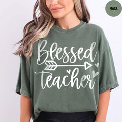 Comfort Colors® Blessed Shirt, Blessed Tshirt, Back To School Shirt, Teacher Appreciation Shirt, Teacher Shirt, Teacher Gifts