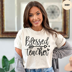 Comfort Colors® Blessed Shirt, Blessed Tshirt, Back To School Shirt, Teacher Appreciation Shirt, Teacher Shirt, Teacher Gifts