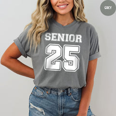 Comfort Colors® Senior 2025 Shirt, Class of 2025, Graduation Shirt, Graduation Gift, 2025 Graduate T-Shirt, High School Tee