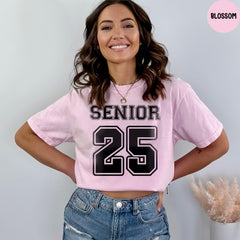 Comfort Colors® Senior 2025 Shirt, Class of 2025, Graduation Shirt, Graduation Gift, 2025 Graduate T-Shirt, High School Tee