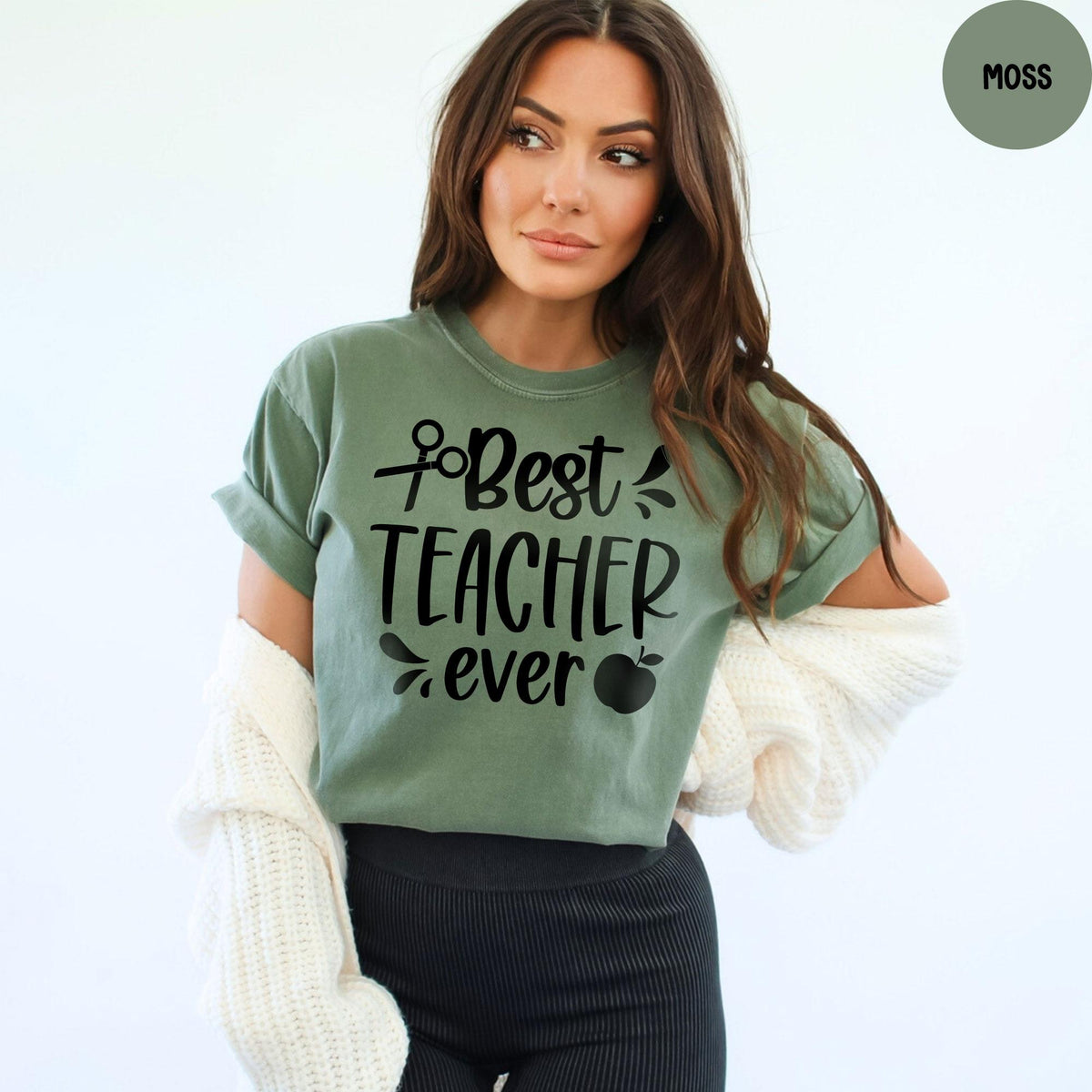 Comfort Colors® Best Teacher Ever Shirt, Teacher Shirt, Teacher Life Shirt, Teacher Appreciation, Gift For Teacher