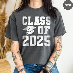 Comfort Colors® Class Of 2025 Shirt, Senior 2025 T-Shirt, 2025 Graduate, High School Senior, 2025 Graduate T-Shirt, Graduation Gift