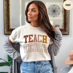 Comfort Colors® Teach Shirt, Teacher Shirt, Teacher Appreciation Gifts, Back to School, School Shirt, Teacher Life Shirt