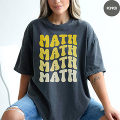 Comfort Colors® Math Teacher Shirt, Math Lover Shirt, Gift For Mathematician, Mathematics Geek, School Math Lover Tees