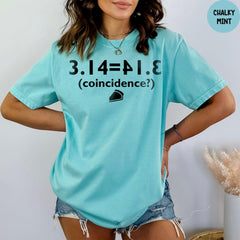 Comfort Colors Pi Day Shirt - Math Teacher Gift - Funny Pi Symbol T-Shirt
