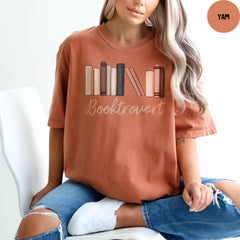 Comfort Colors® Booktrovert Shirt, Book Lovers Gifts, Gifts For Book Lovers Women, Book Shirts For Women, Book Lover Gift Shirt