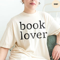 Comfort Colors® Book Lover, Book Nerd Shirt, Book Lover Shirt, Teacher Appreciation Shirt, Book Lover Gift, Bookworm Tee