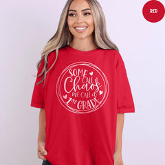 Comfort Colors® Some Call It Chaos We Call It 1st Grade, Hello 1st Grade Shirt, First Grade Teacher Shirt, First Day Of School Shirt