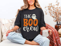 Boo Crew Halloween Comfort Colors® Shirt - Halloween Crew Shirts - Custom Halloween Shirts - Halloween Family Shirts - Party T-Shirts