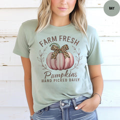 Comfort Colors® Farm Fresh Pumpkins Shirt, Fall Pumpkin Shirt, Halloween Pumpkins Shirt, Autumn Shirt, Pumpkin Shirt